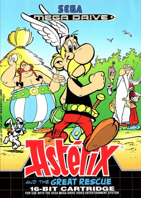 Jaquette de Astérix and the Great Rescue