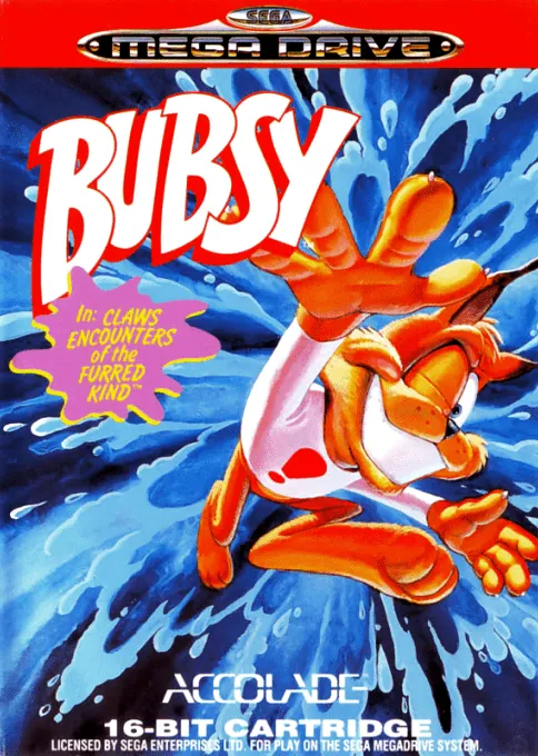 Jaquette de Bubsy in : Claws Encounters of the Furred Kind