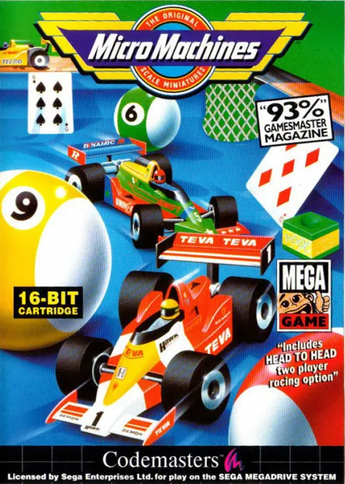 Jaquette de Micro Machines