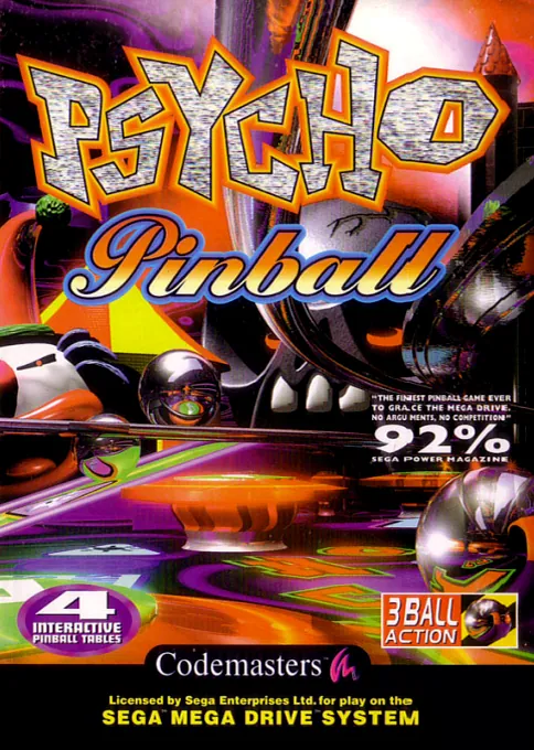 Jaquette de Psycho Pinball