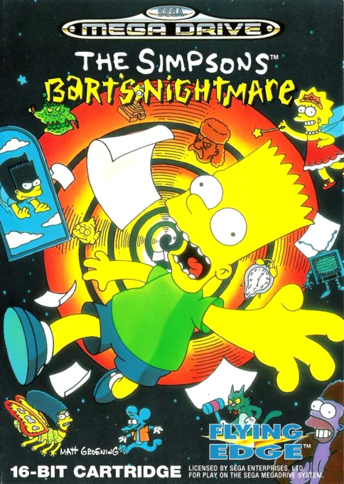 Jaquette de The Simpsons : Bart's Nightmare