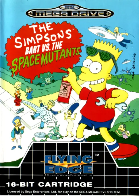 Jaquette de The Simpsons : Bart vs. the Space Mutants