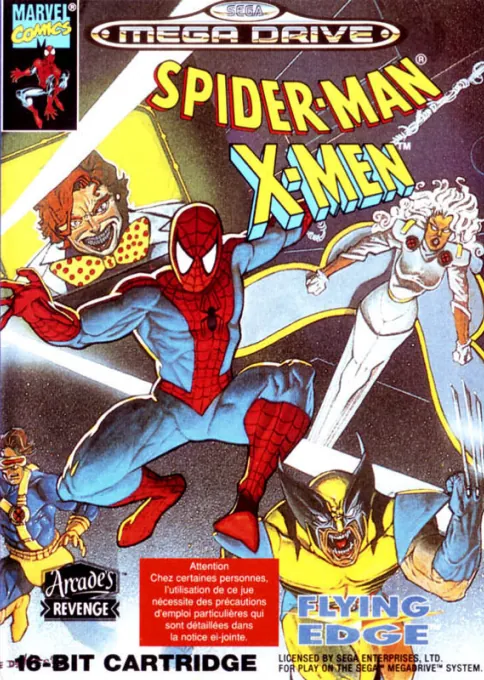 Jaquette de Spider-Man & X-Men : Arcade's Revenge