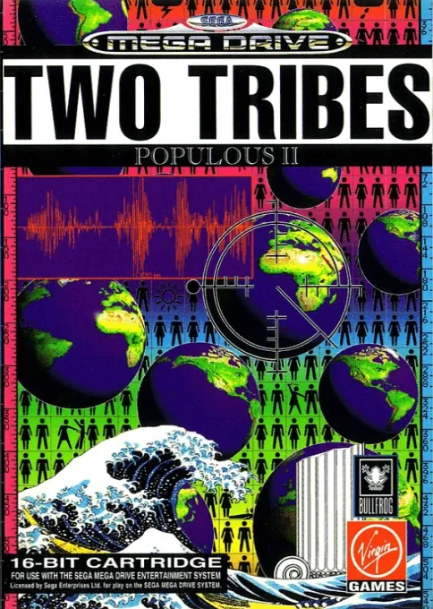 Jaquette de Two Tribes  Populous 2