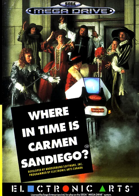 Jaquette de Where in Time is Carmen Sandiego?