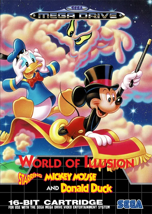 Jaquette de World of Illusion Starring Mickey Mouse and Donald