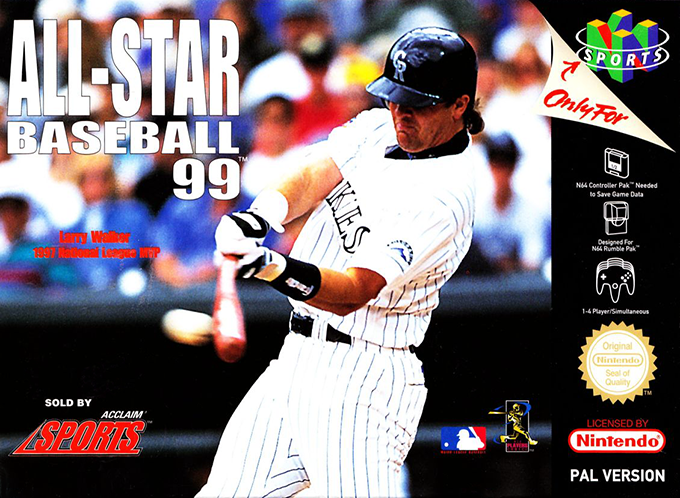 Jaquette de All-Star Baseball 99