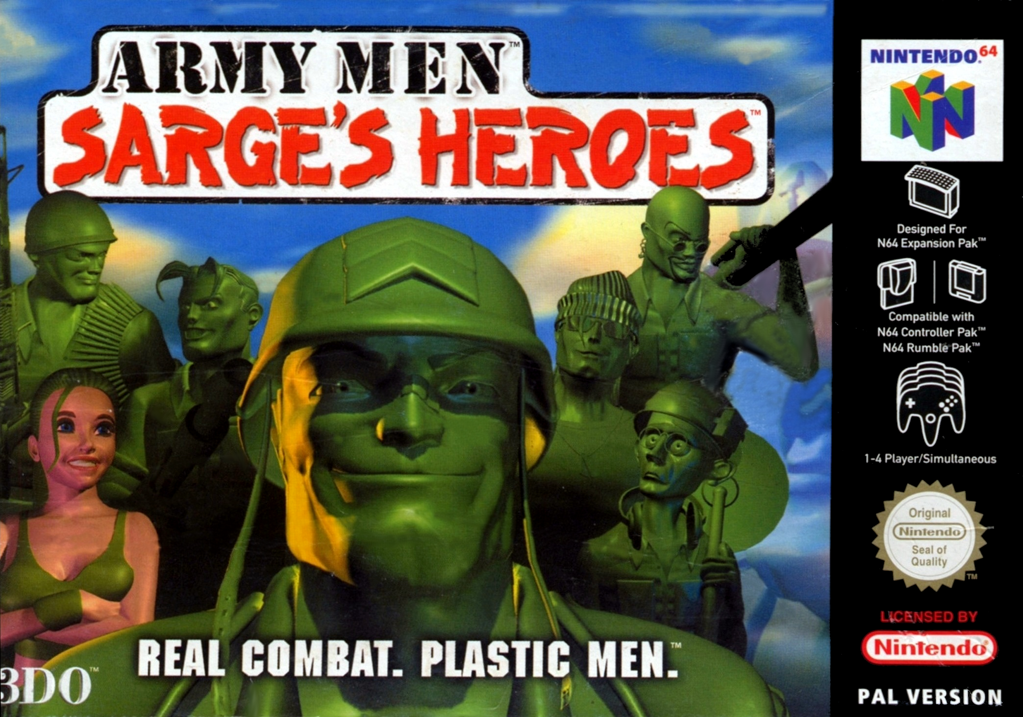 Jaquette de Army Men : Sarge's Heroes