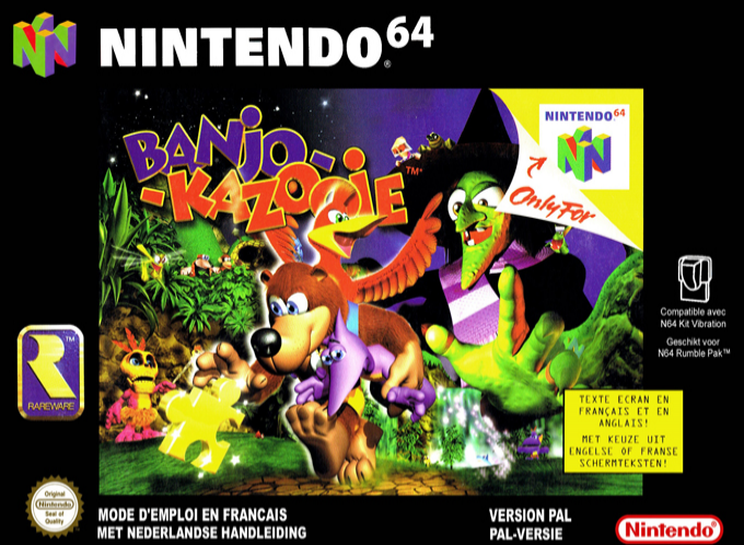 Jaquette de Banjo-Kazooie