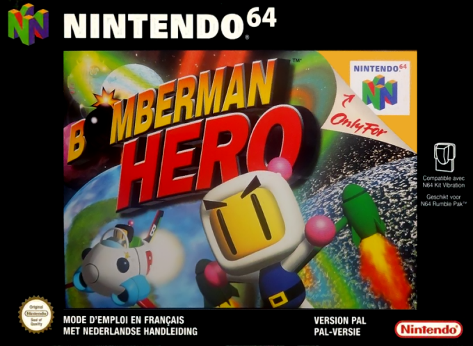 Jaquette de Bomberman Hero