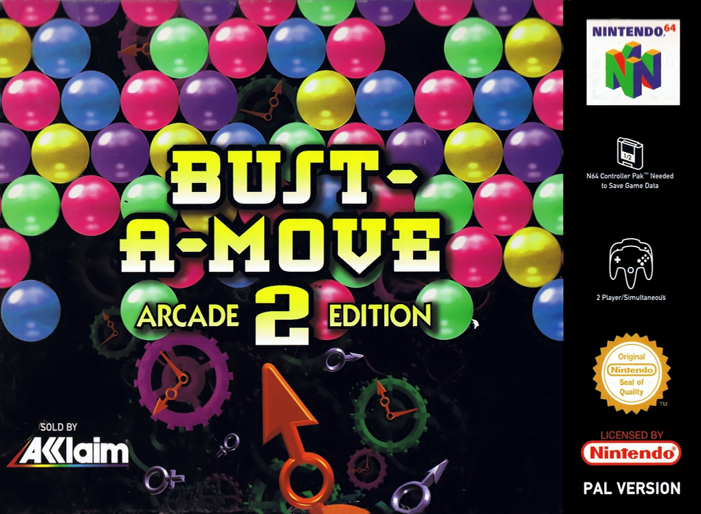 Jaquette de Bust-A-Move 2 : Arcade Edition