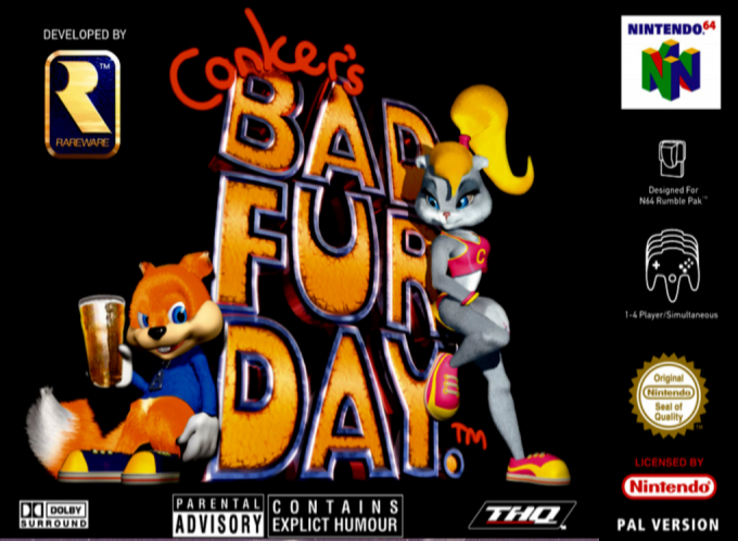 Jaquette de Conker's Bad Fur Day