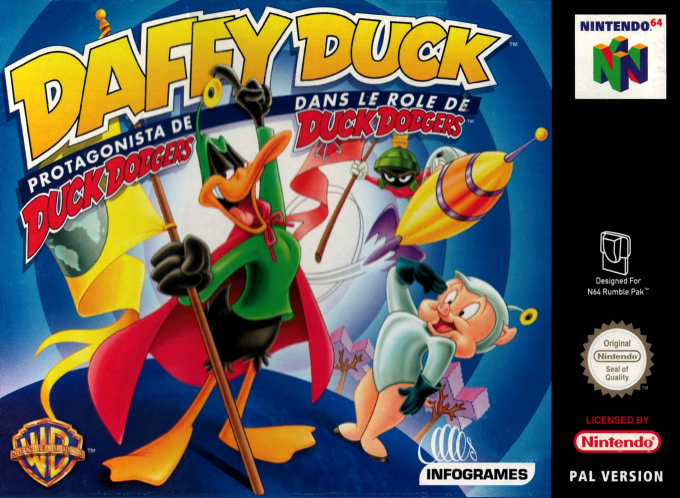 Jaquette de Daffy Duck dans le rôle de Duck Dodgers