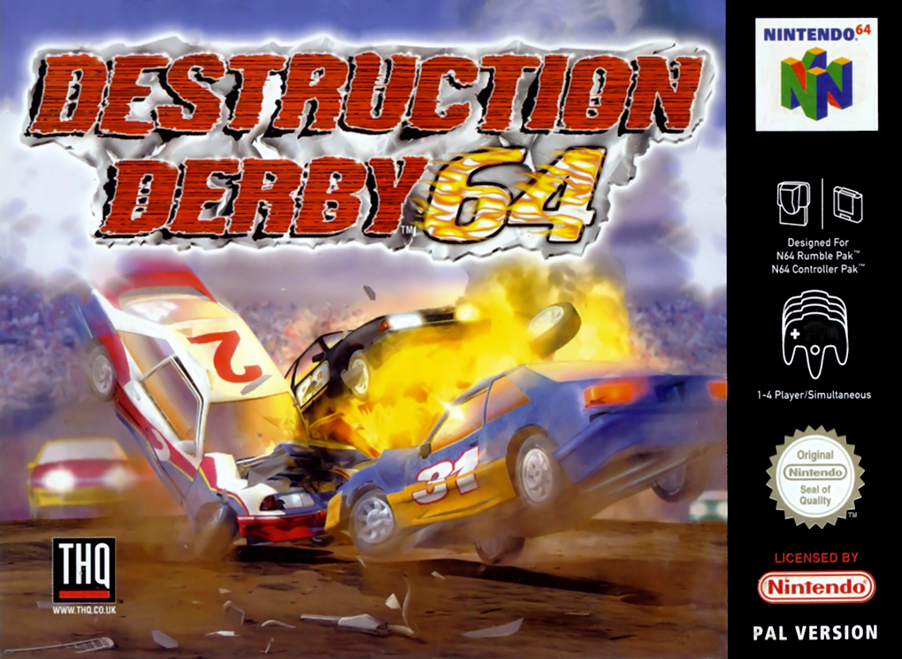 Jaquette de Destruction Derby 64