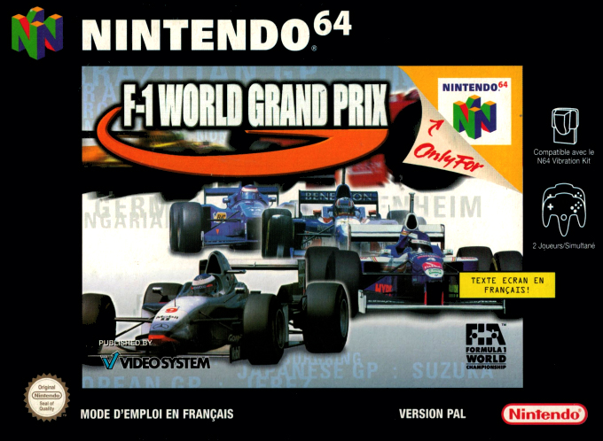 Jaquette de F-1 World Grand Prix