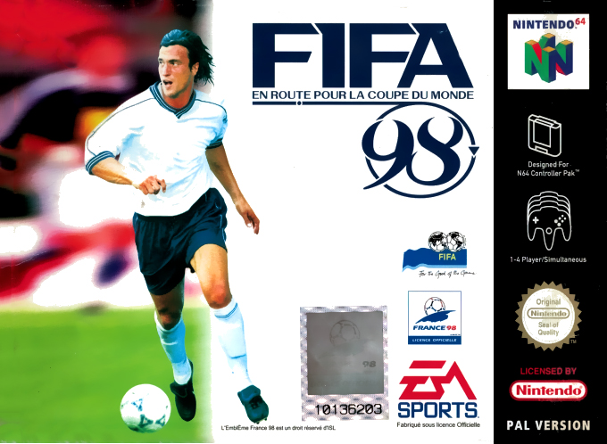 Jaquette de FIFA 98 : En route pour la Coupe du monde