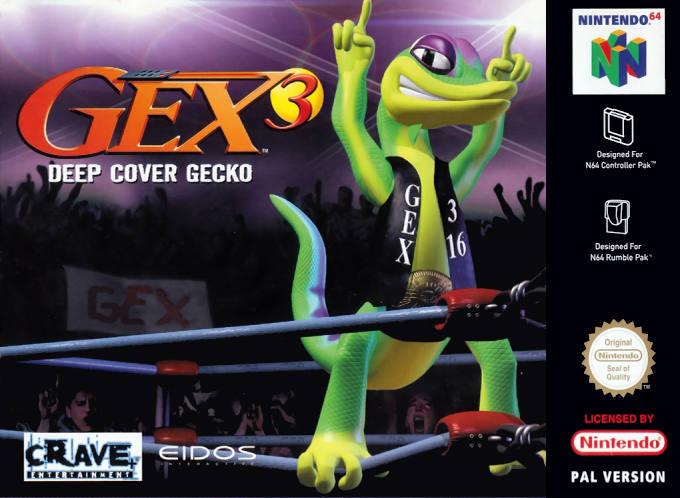 Jaquette de Gex 3 : Deep Cover Gecko
