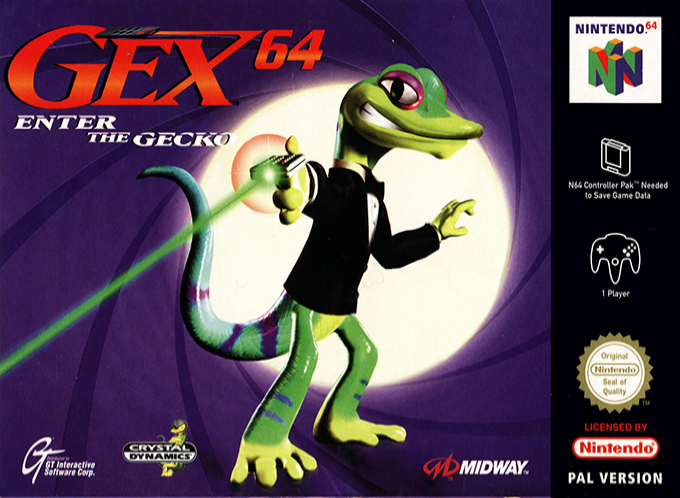 Jaquette de Gex 64 : Enter the Gecko