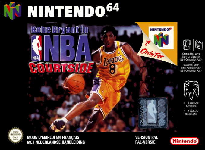 Jaquette de Kobe Bryant in NBA Courtside