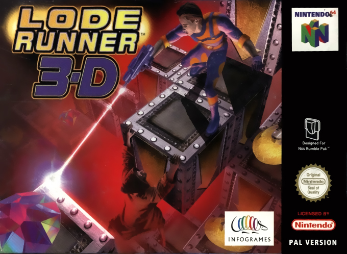 Jaquette de Lode Runner 3-D