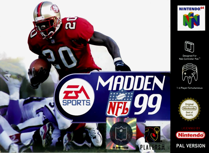 Jaquette de Madden NFL 99