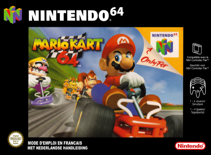 Jaquette de Mario Kart 64