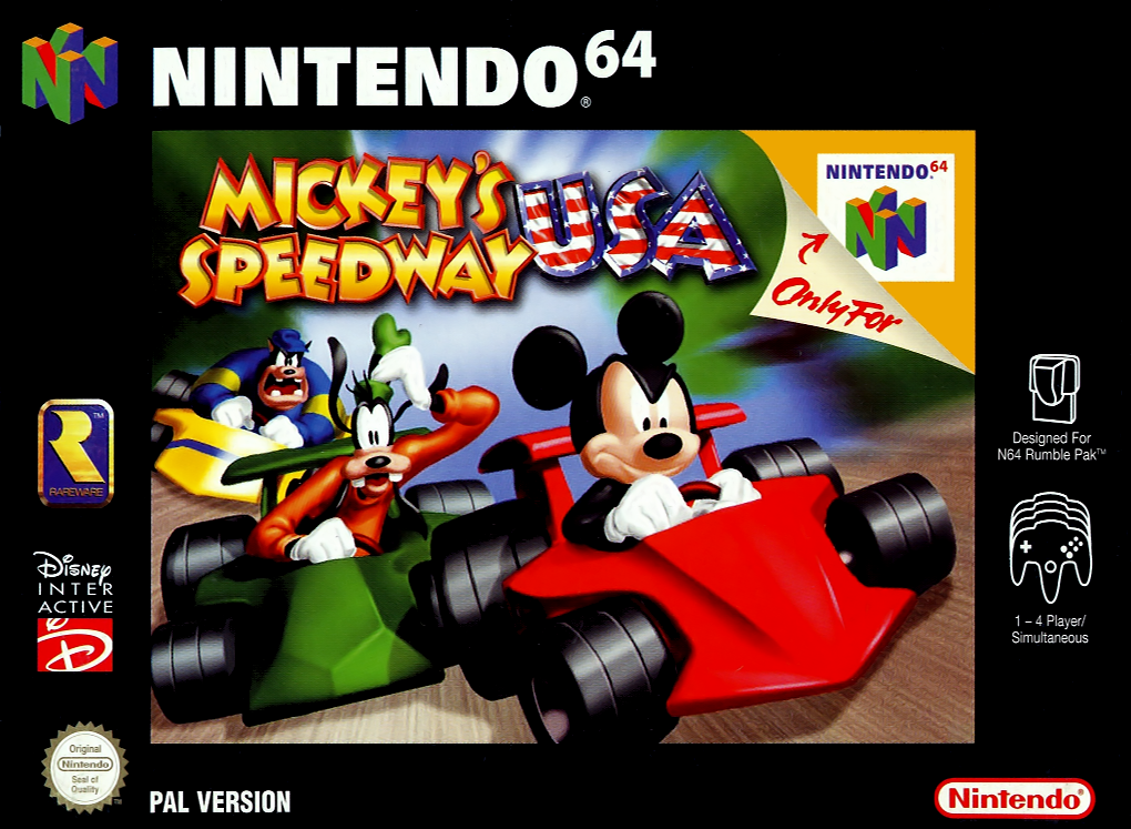 Jaquette de Mickey's Speedway USA