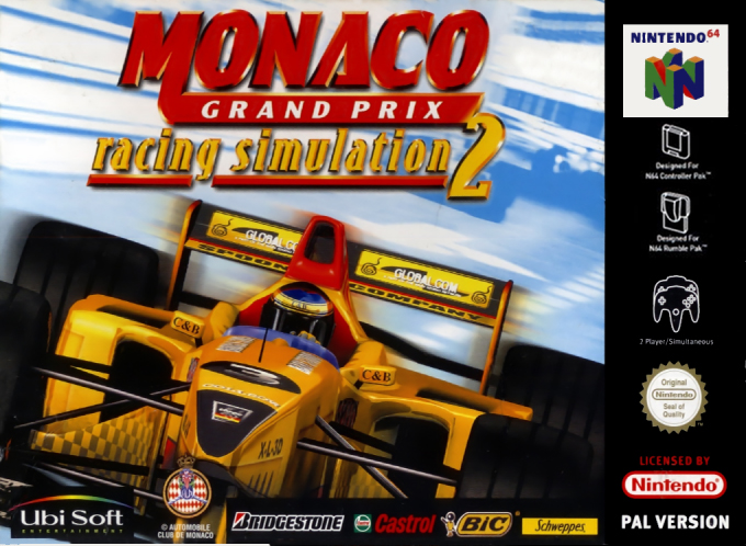 Jaquette de Monaco Grand Prix : Racing Simulation 2