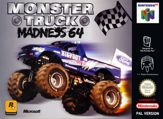 Jaquette de Monster Truck Madness 64
