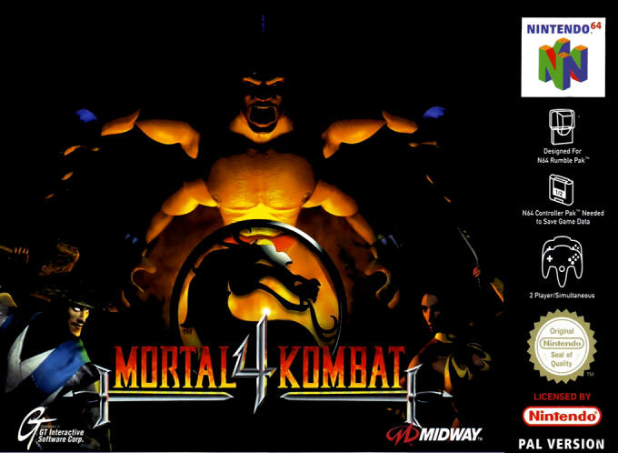 Jaquette de Mortal Kombat 4