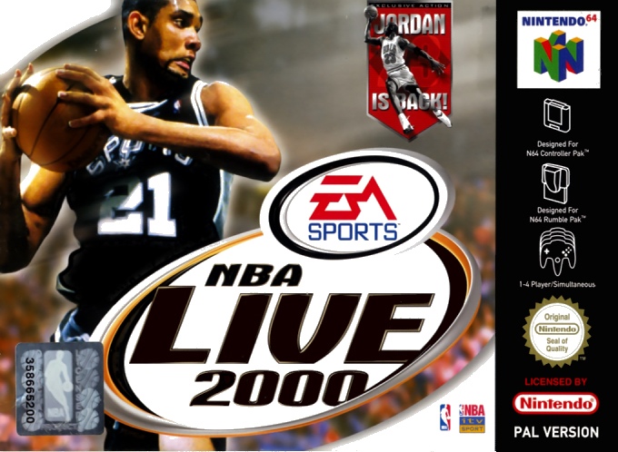Jaquette de NBA Live 2000