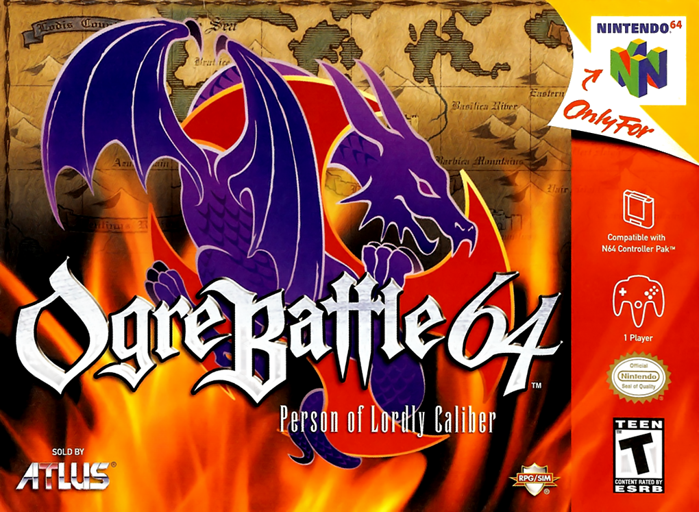 Jaquette de Ogre Battle 64  Person of Lordly Caliber