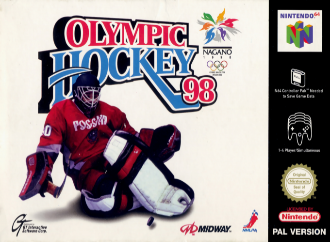 Jaquette de Olympic Hockey '98