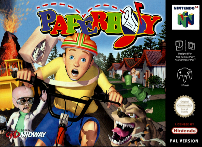 Jaquette de Paperboy
