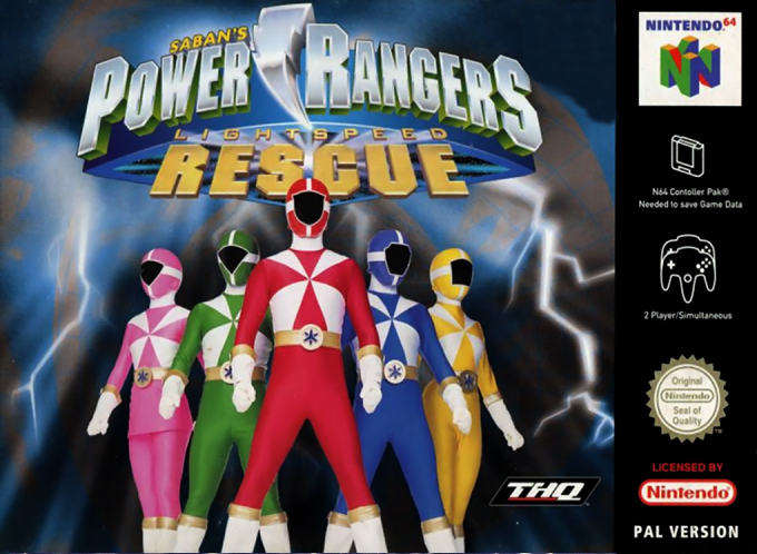 Jaquette de Power Rangers : Lightspeed Rescue