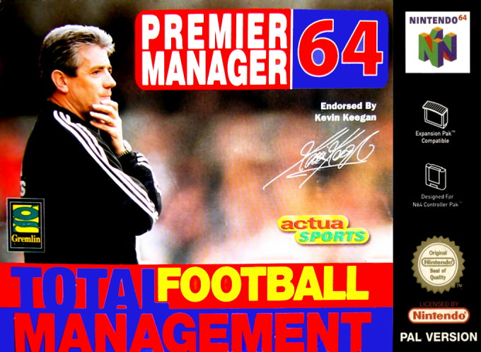 Jaquette de Premier Manager 64