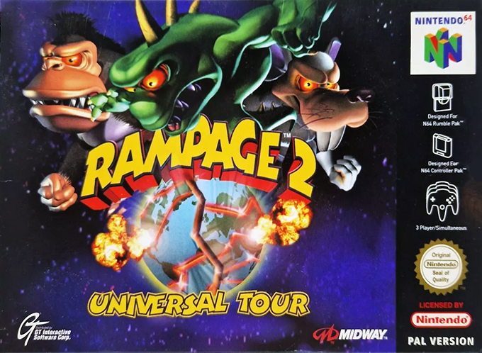 Jaquette de Rampage 2 : Universal Tour
