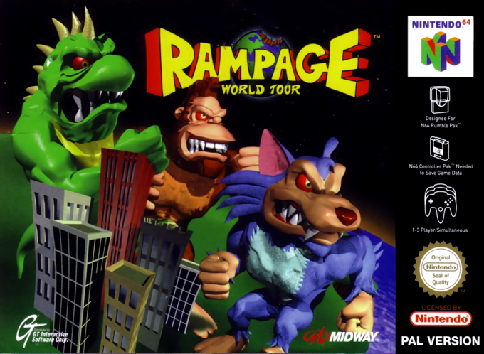 Jaquette de Rampage : World Tour