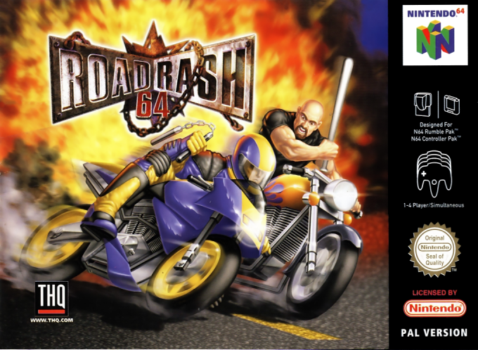 Jaquette de Road Rash 64