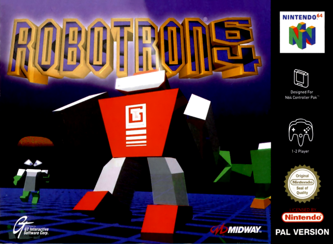 Jaquette de Robotron 64