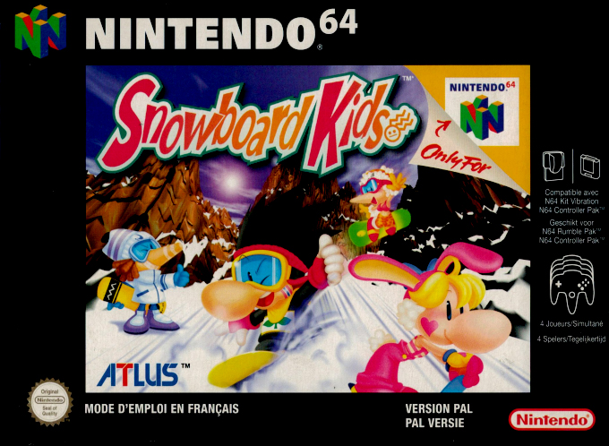 Jaquette de Snowboard Kids