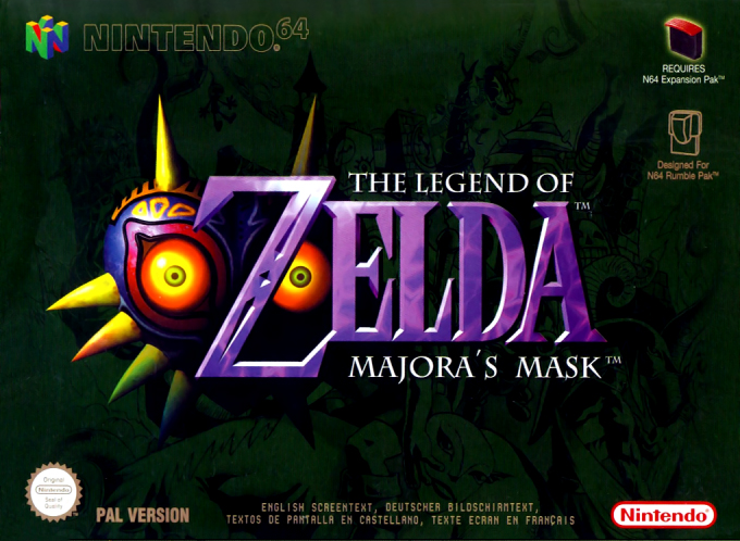 Jaquette de The Legend of Zelda : Majora's Mask