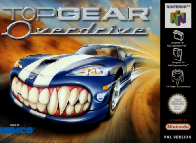 Jaquette de Top Gear Overdrive