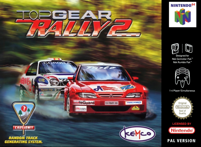 Jaquette de Top Gear Rally 2