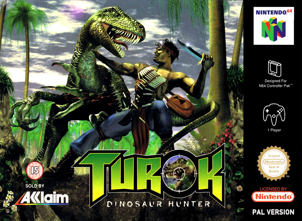 Jaquette de Turok : Dinosaur Hunter