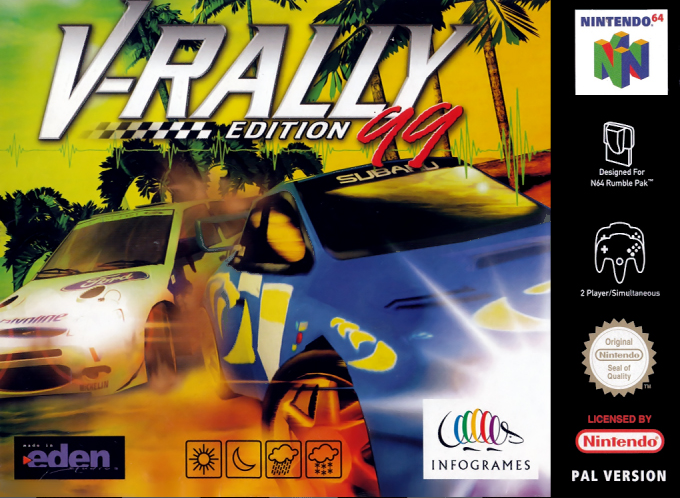 Jaquette de V-Rally Edition 99