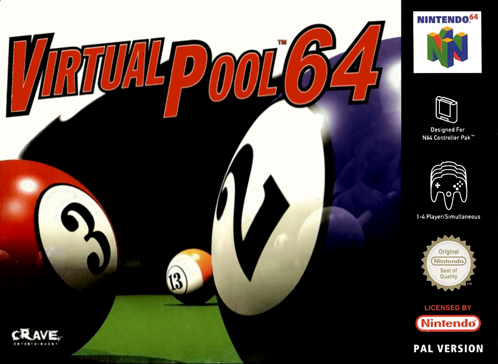 Jaquette de Virtual Pool 64