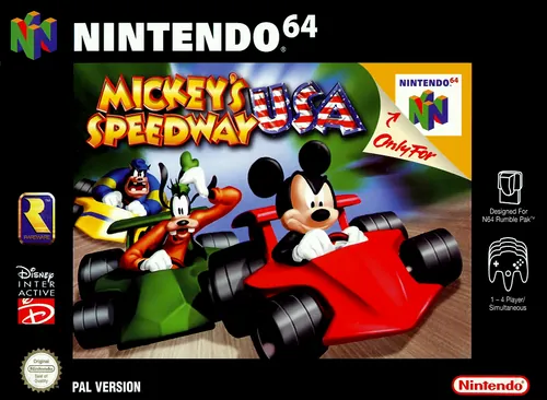 Jaquette de Mickey's Speedway USA