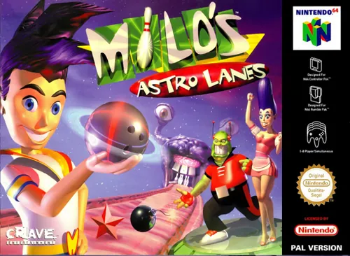 Jaquette de Milo's Astro Lanes