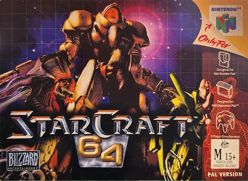 Jaquette de Starcraft 64
